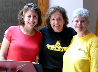 Peri Smilow and Julie Gold and Cantor Anita Hochman